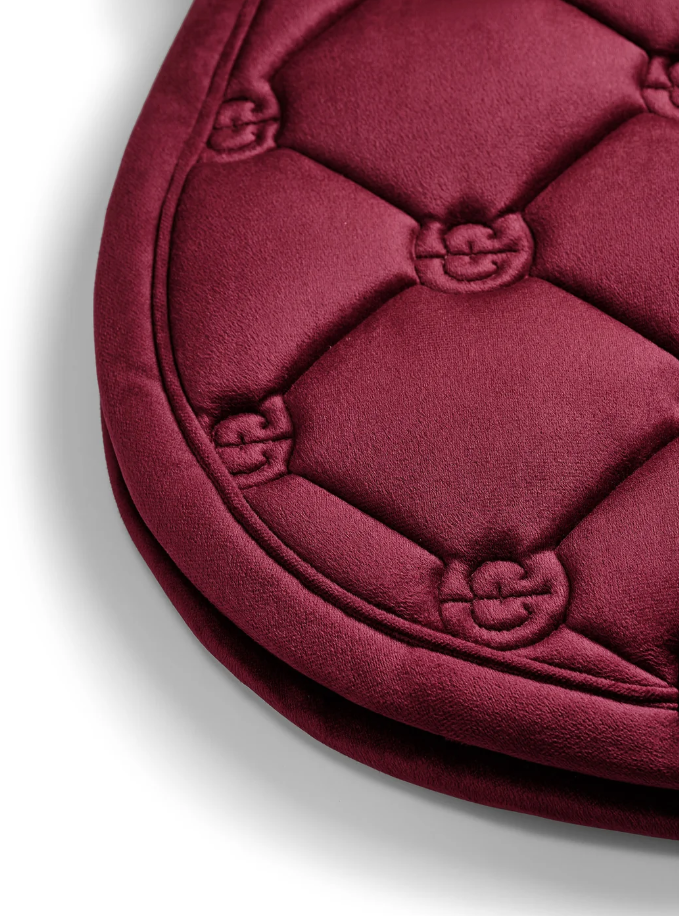 Tapis de selle Velvet Merlot MIXTE- EQUESTRIAN STOCKHOLM