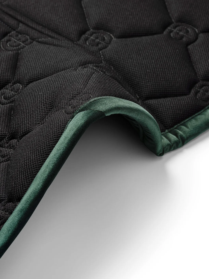 Tapis de selle Velvet Sycamore Green MIXTE – EQUESTRIAN STOCKHOLM