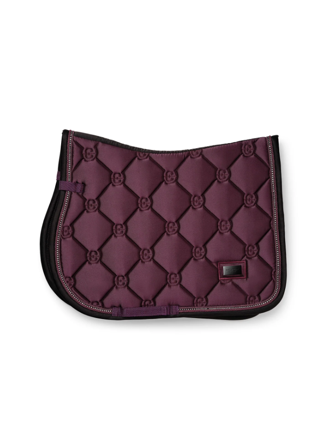 Tapis de selle Crystal Shine Mauve wine MIXTE - EQUESTRIAN STOCKHOLM
