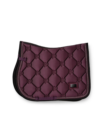 Tapis de selle Crystal Shine Mauve wine MIXTE - EQUESTRIAN STOCKHOLM