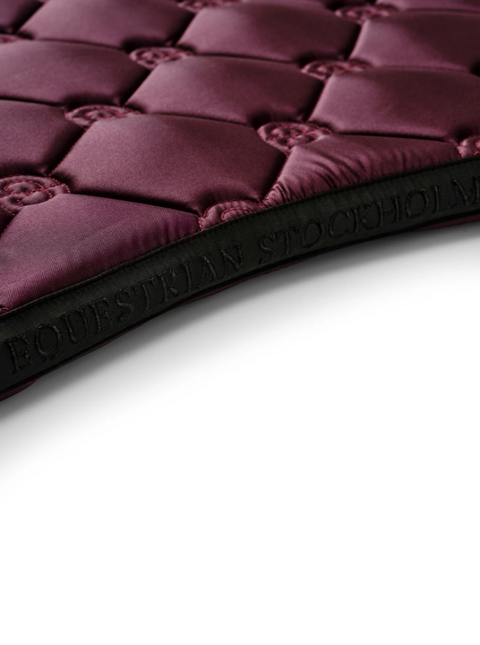 Tapis de selle Crystal Shine Mauve wine MIXTE - EQUESTRIAN STOCKHOLM