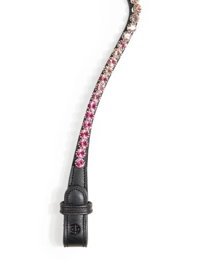 Frontal strass Faded Pink 8mm - EQUESTRIAN STOCKHOLM