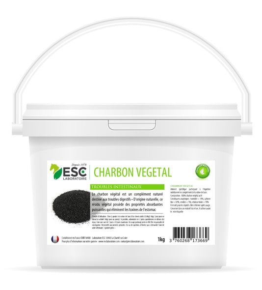 Charbon végétal pour confort intestinal - ESC LABORATOIRE