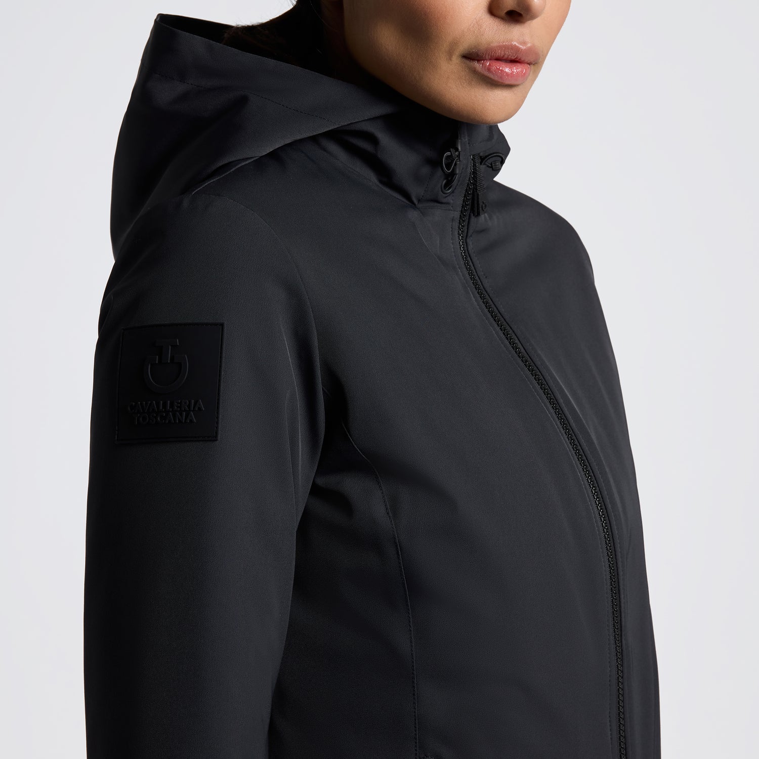 Veste Bomber noir - CAVALLERIA TOSCANA
