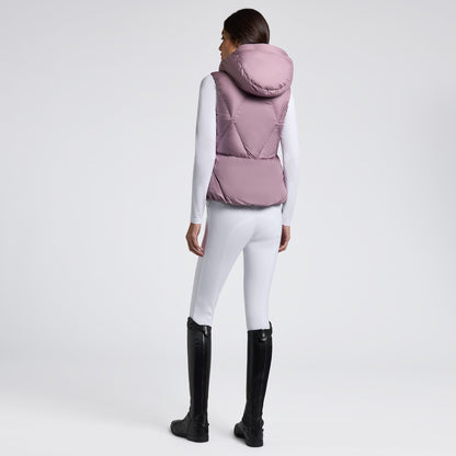 Gilet sans manches à capuche Lilas - CAVALLERIA TOSCANA