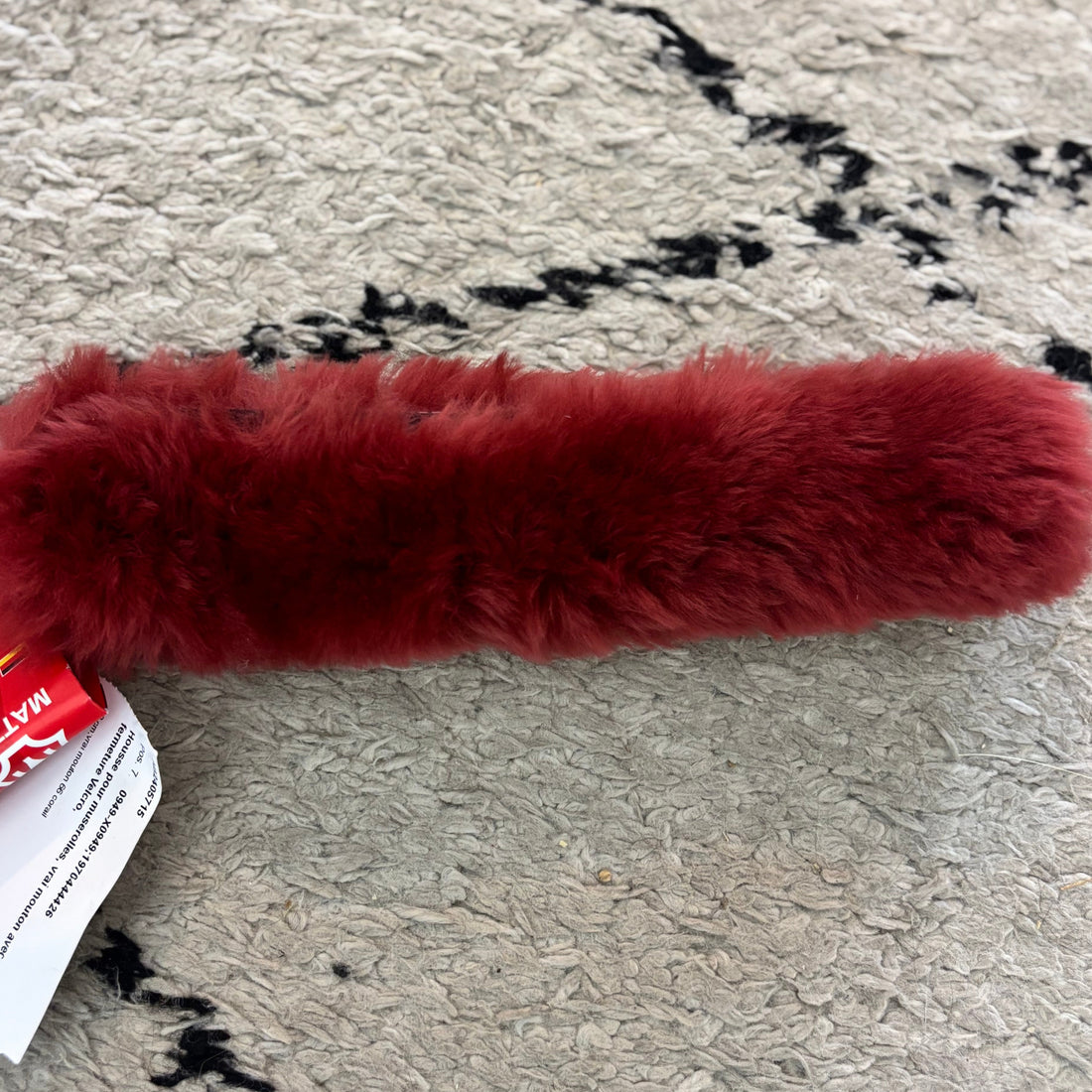 Bordeaux noseband sheath - Mattes