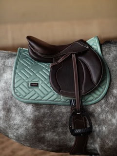 Tapis de selle Modern Mint Green MIXTE - Equestrian Stockholm