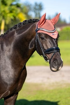 Bonnet anti-mouches Modern Coral - Equestrian Stockholm