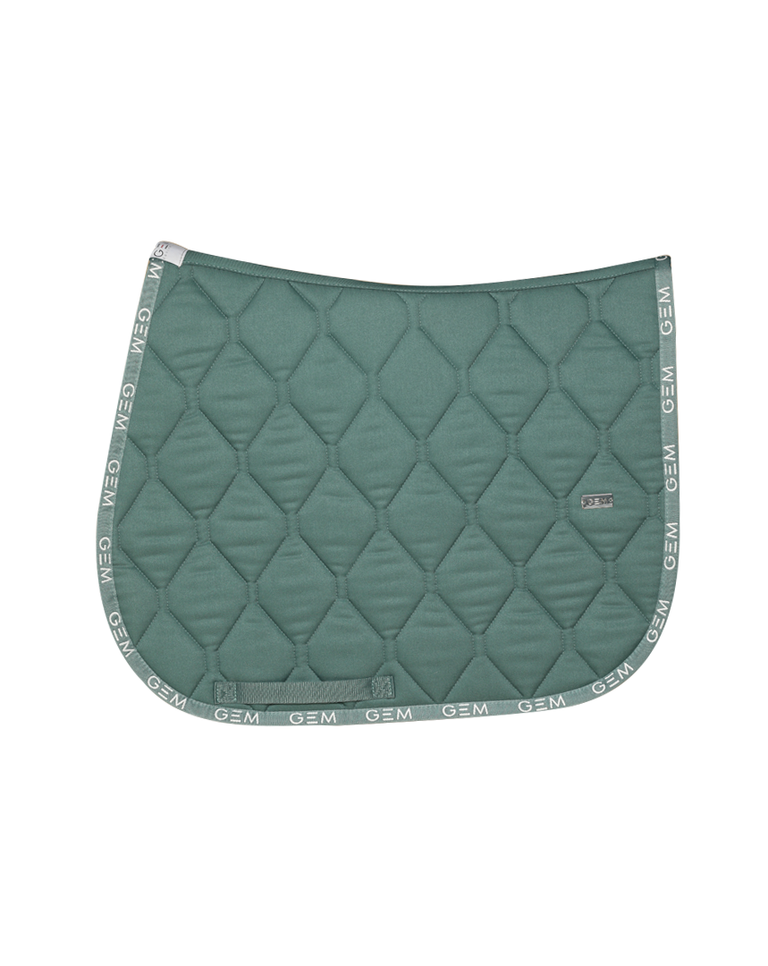 Tapis de selle LOVE Obstacle Bleu pacifique - GEM