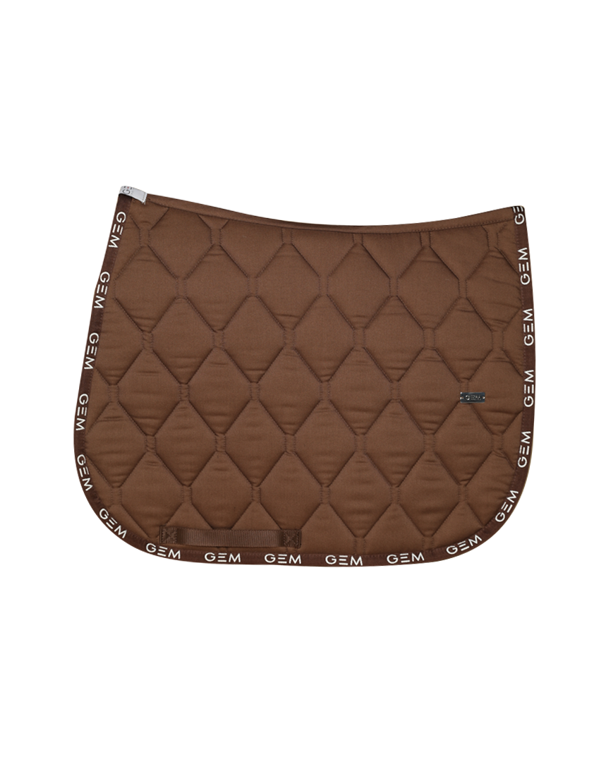 Tapis de selle LOVE Obstacle Chocolat - GEM