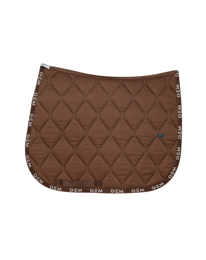 Tapis de selle LOVE Obstacle Chocolat - GEM