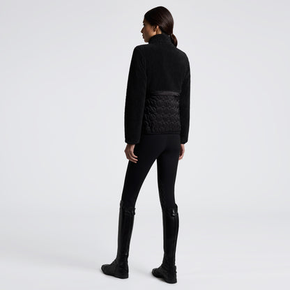 Veste zippée Teddy Bear Noir - CAVALLERIA TOSCANA
