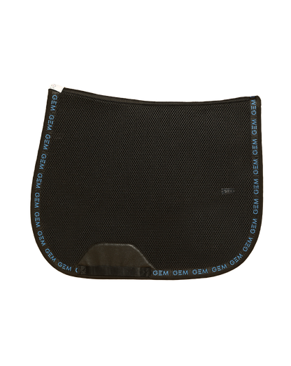 Tapis de selle MESH Noir/Bleu électrique Mixte - GEM