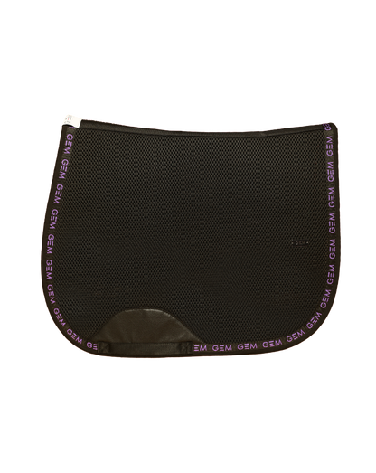 Tapis de selle MESH Noir Violet Mixte - GEM