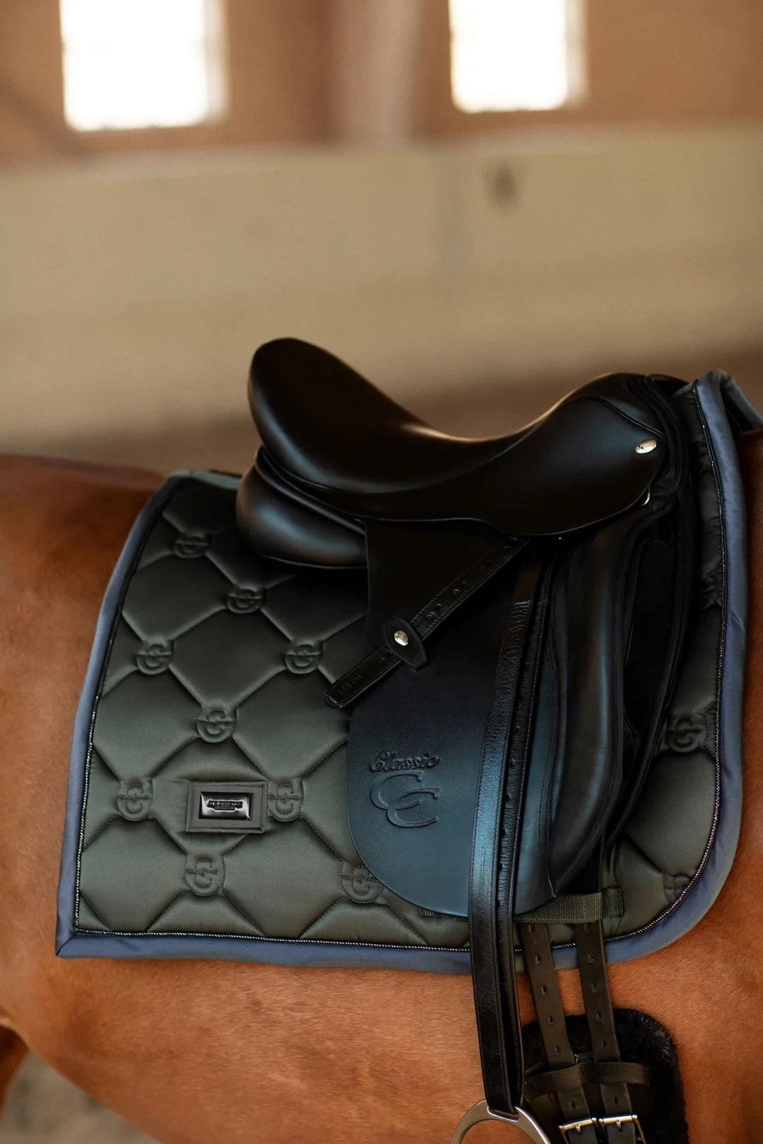 Tapis de selle Avenue green DRESSAGE - EQUESTRIAN STOCKHOLM