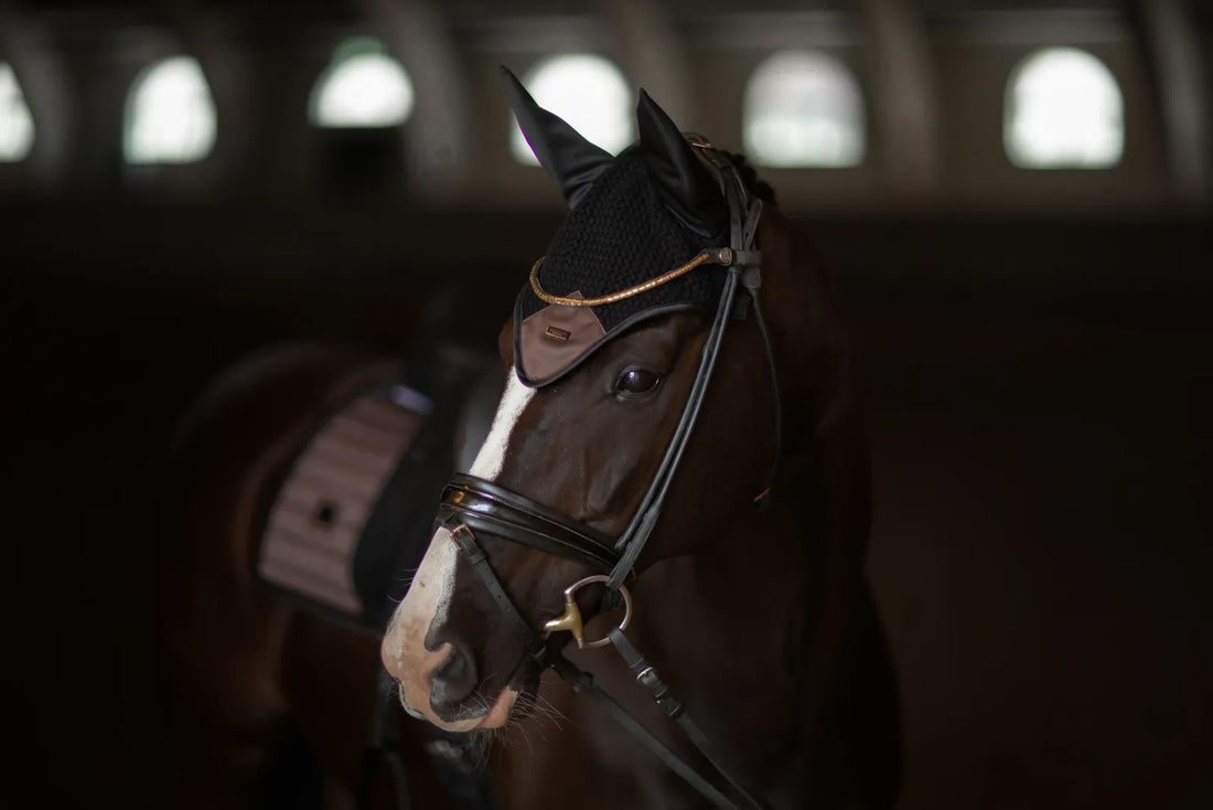 Bonnet anti-mouches Sportive Mocha - Equestrian Stockholm