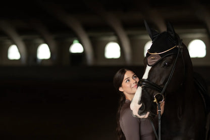 Bonnet anti-mouches Sportive Mocha - Equestrian Stockholm