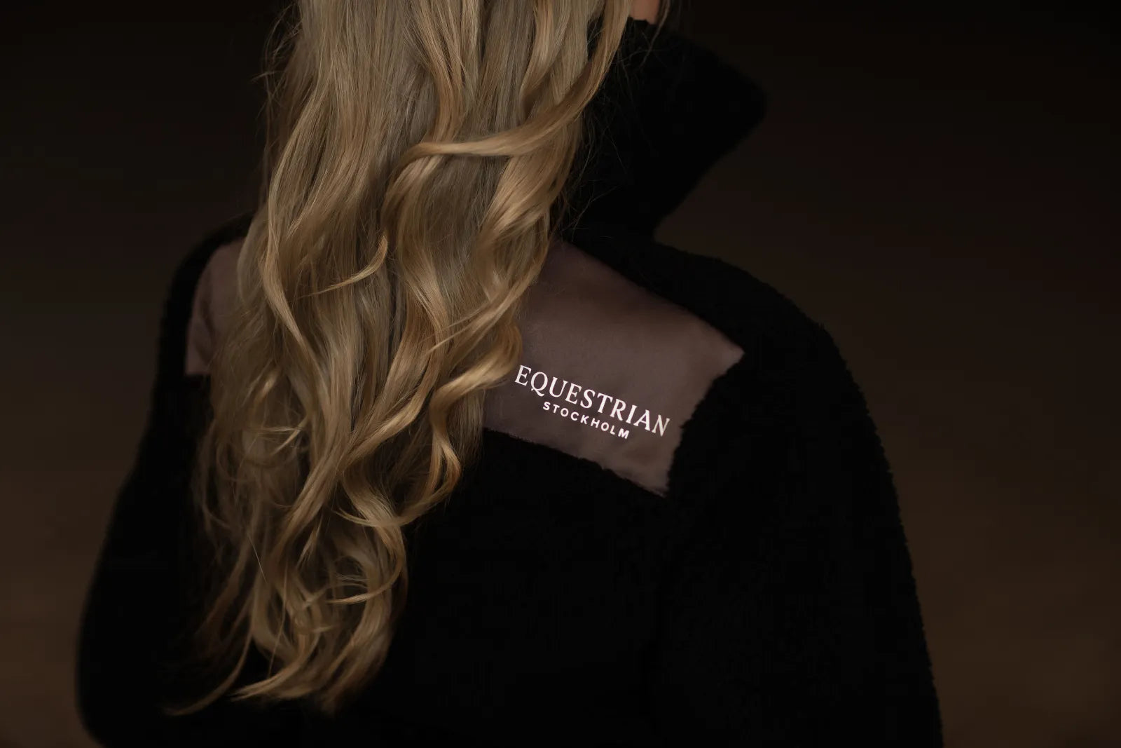 Veste polaire Teddy Black Mocha - Equestrian Stockholm