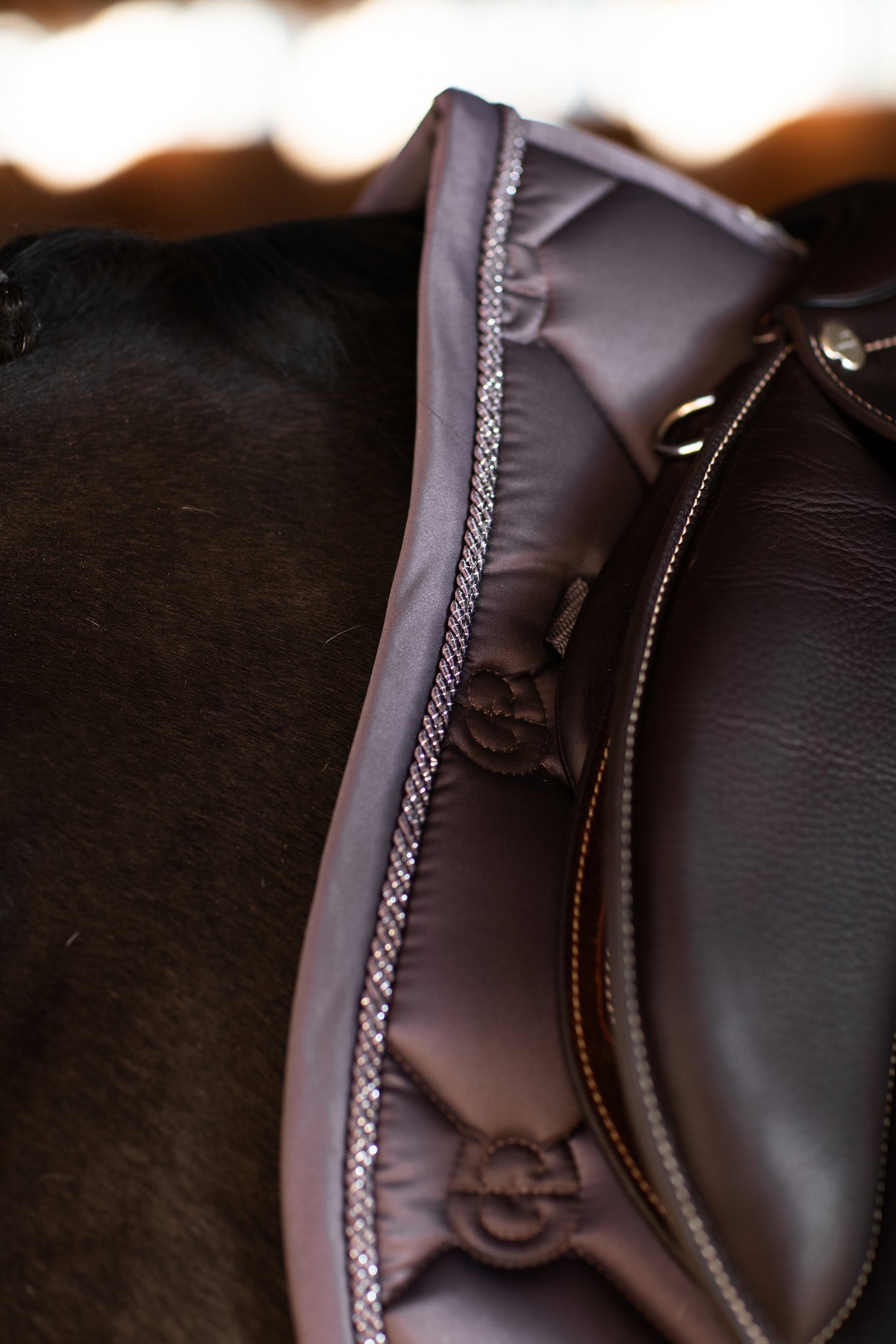 Tapis de selle Dark Violet MIXTE - Equestrian Stockholm