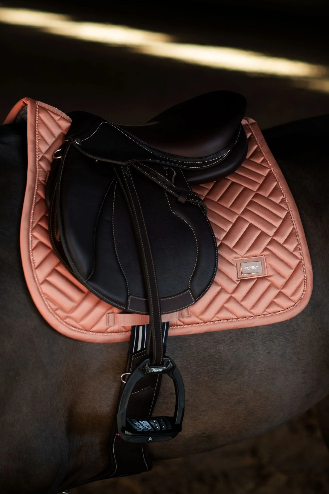 Equestrian Stockholm saddle pad - Monaco Blue