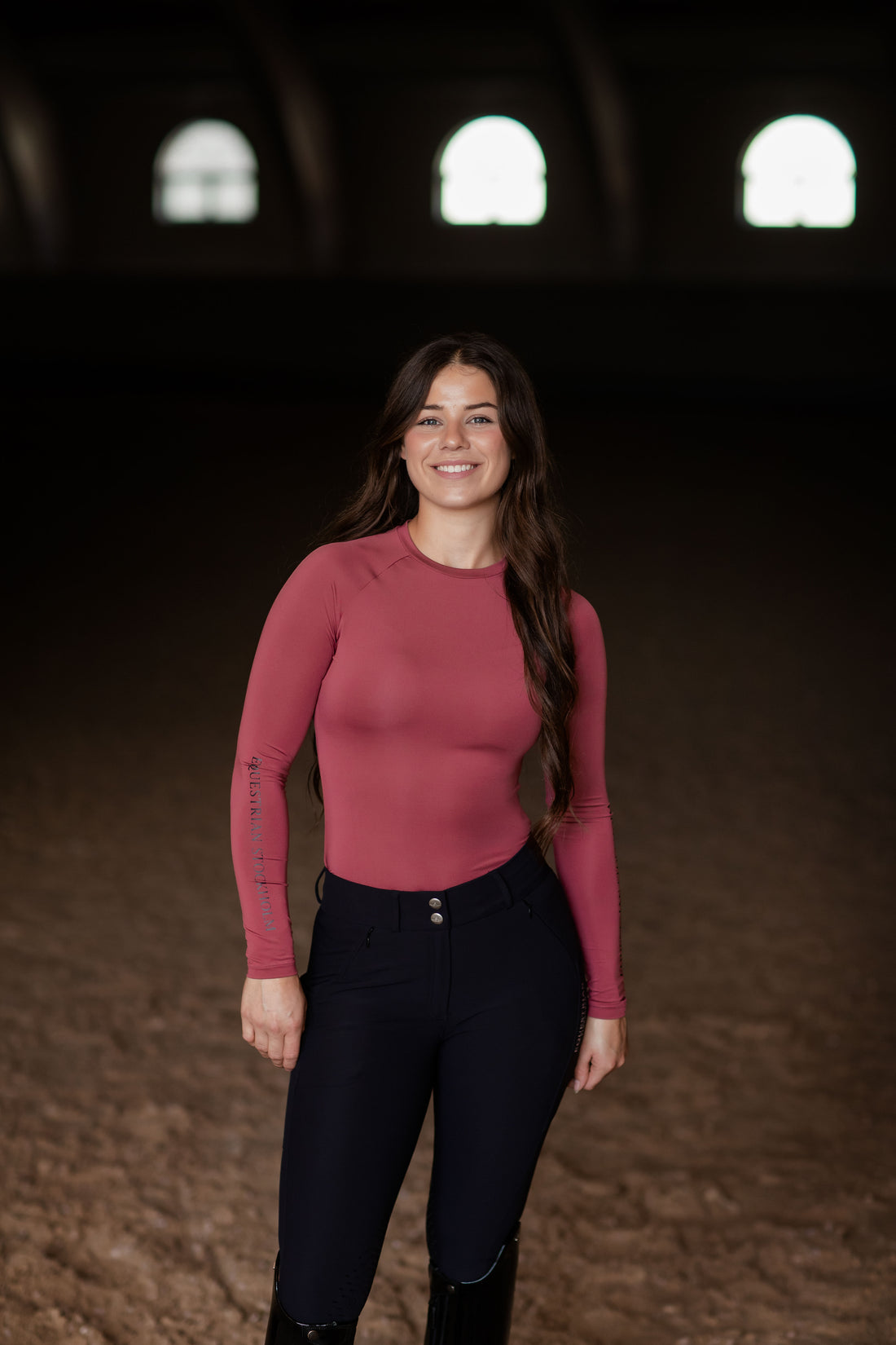 Top Base Layer Dynamic Soft Rouge - Equestrian Stockholm