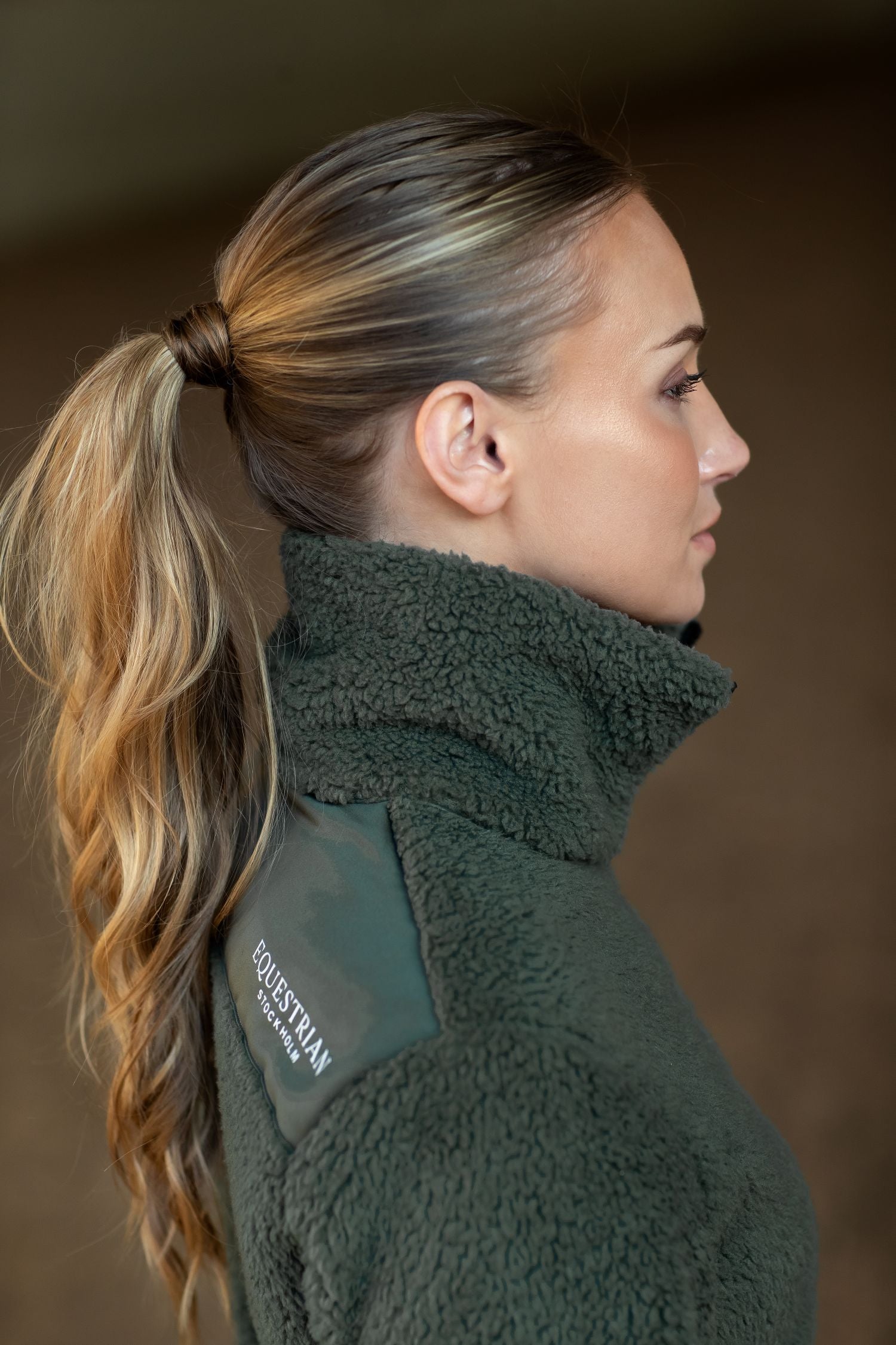 Veste Teddy Fleece Avenue Green - Equestrian Stockholm