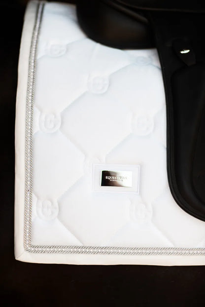 Tapis de selle Timeless White Glimmer DRESSAGE - Equestrian Stockholm