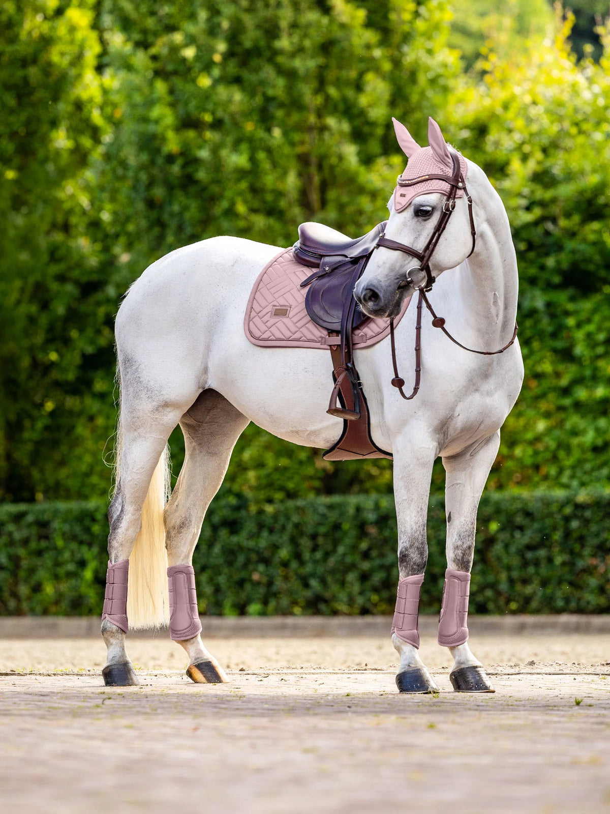 Tapis de selle Modern Midsummer Blush MIXTE - Equestrian Stockholm