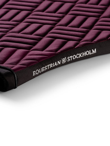 Tapis de selle Modern Purple Night - Equestrian Stockholm