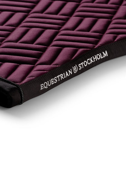 Tapis de selle Modern Purple Night - Equestrian Stockholm