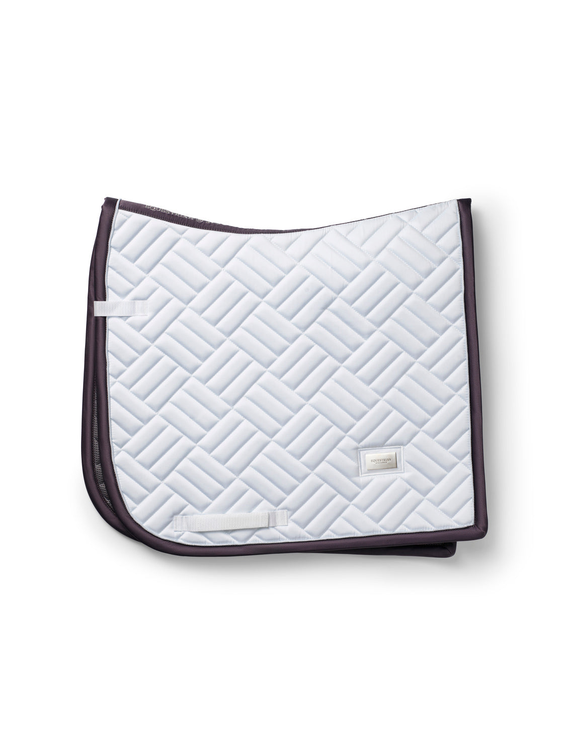 Tapis de selle Modern Blanc Dark Violet DRESSAGE - Equestrian Stockholm