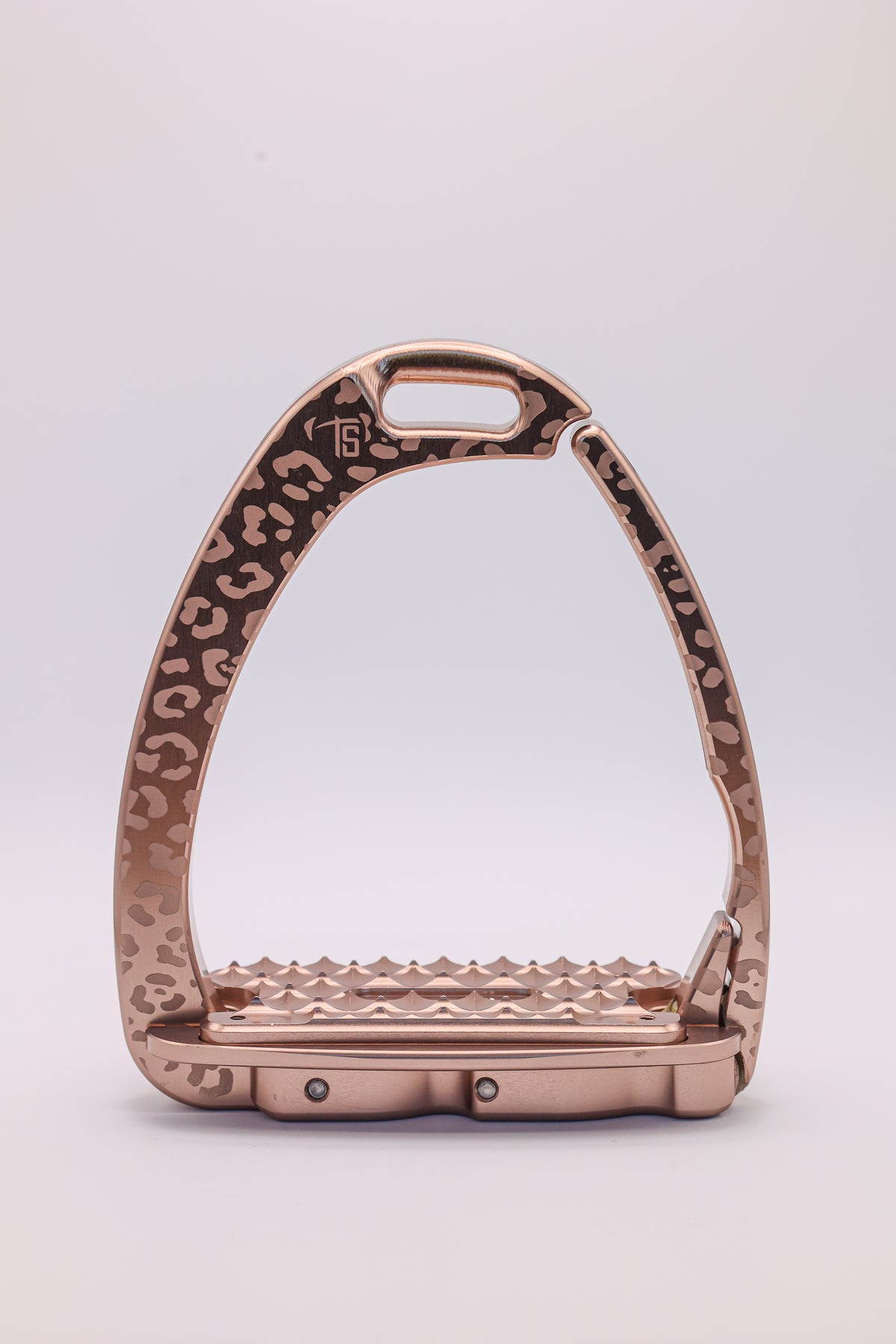 Etriers Untamed Leopard edition limitée Rose Swarovski - Tech Stirrup