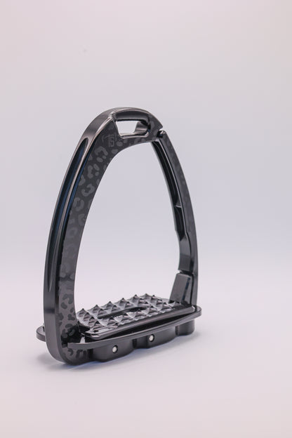 Etriers Untamed Leopard edition limitée Gris - Tech Stirrup