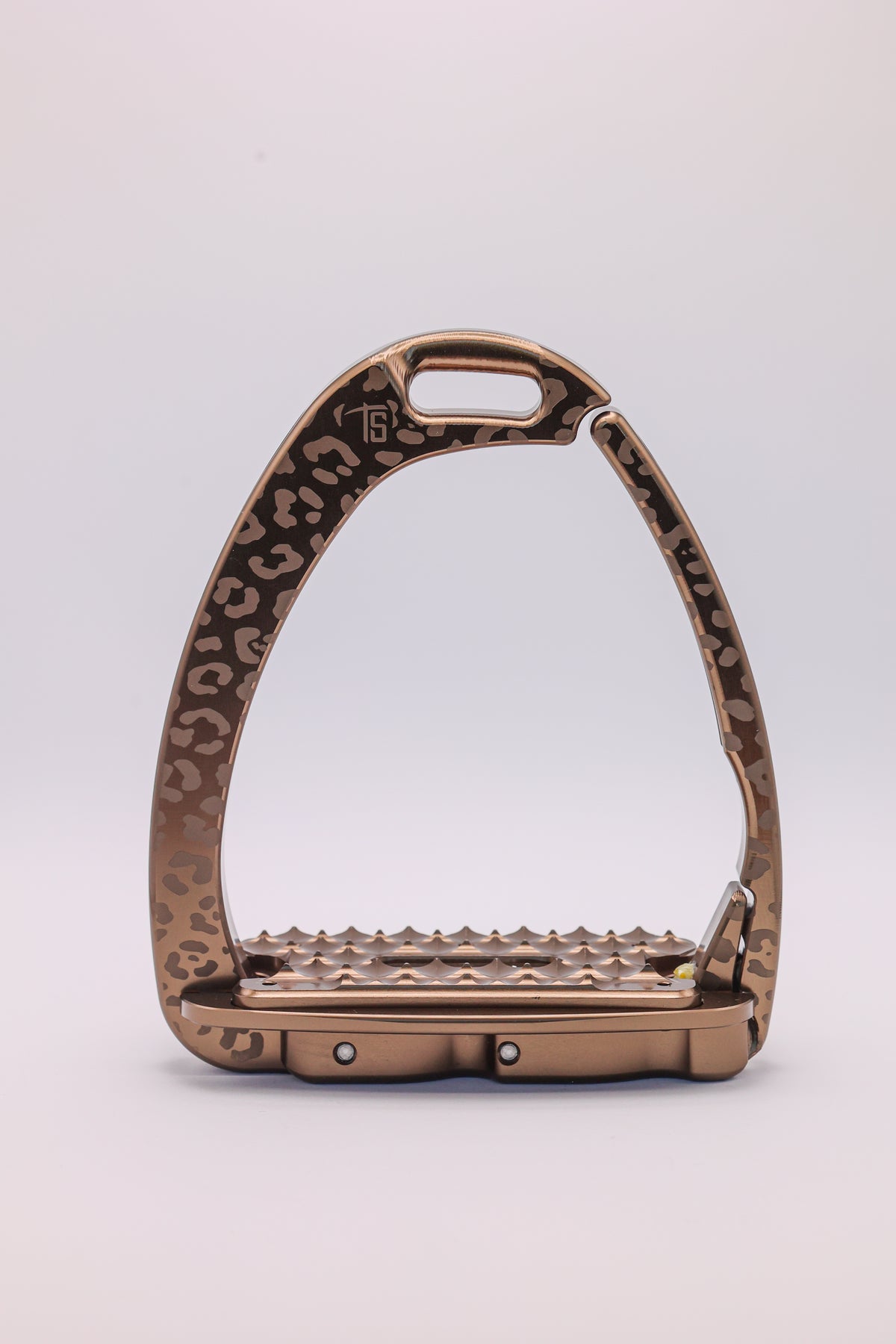 Etriers Untamed Leopard edition limitée Marron Swarovski - Tech Stirrup