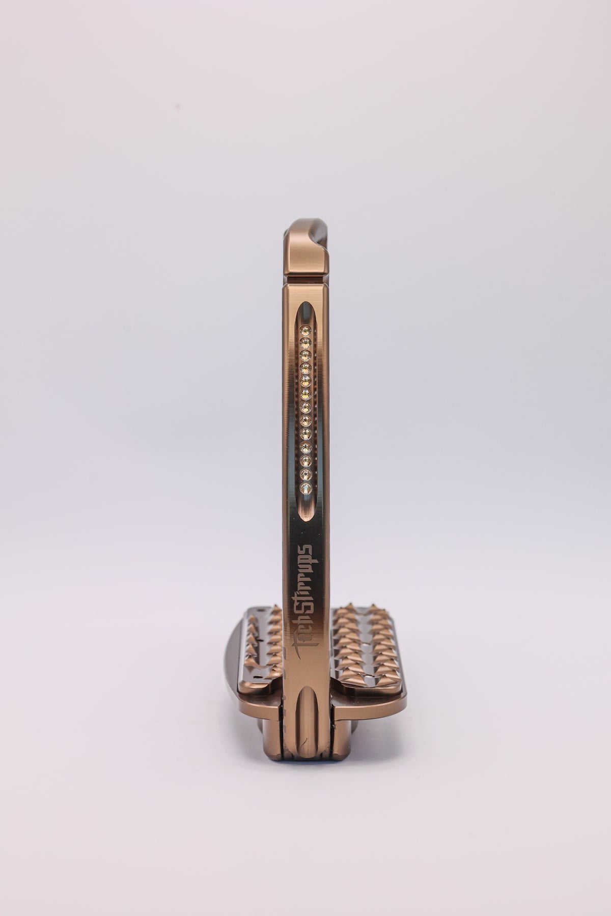Etriers Untamed Leopard edition limitée Marron Swarovski - Tech Stirrup