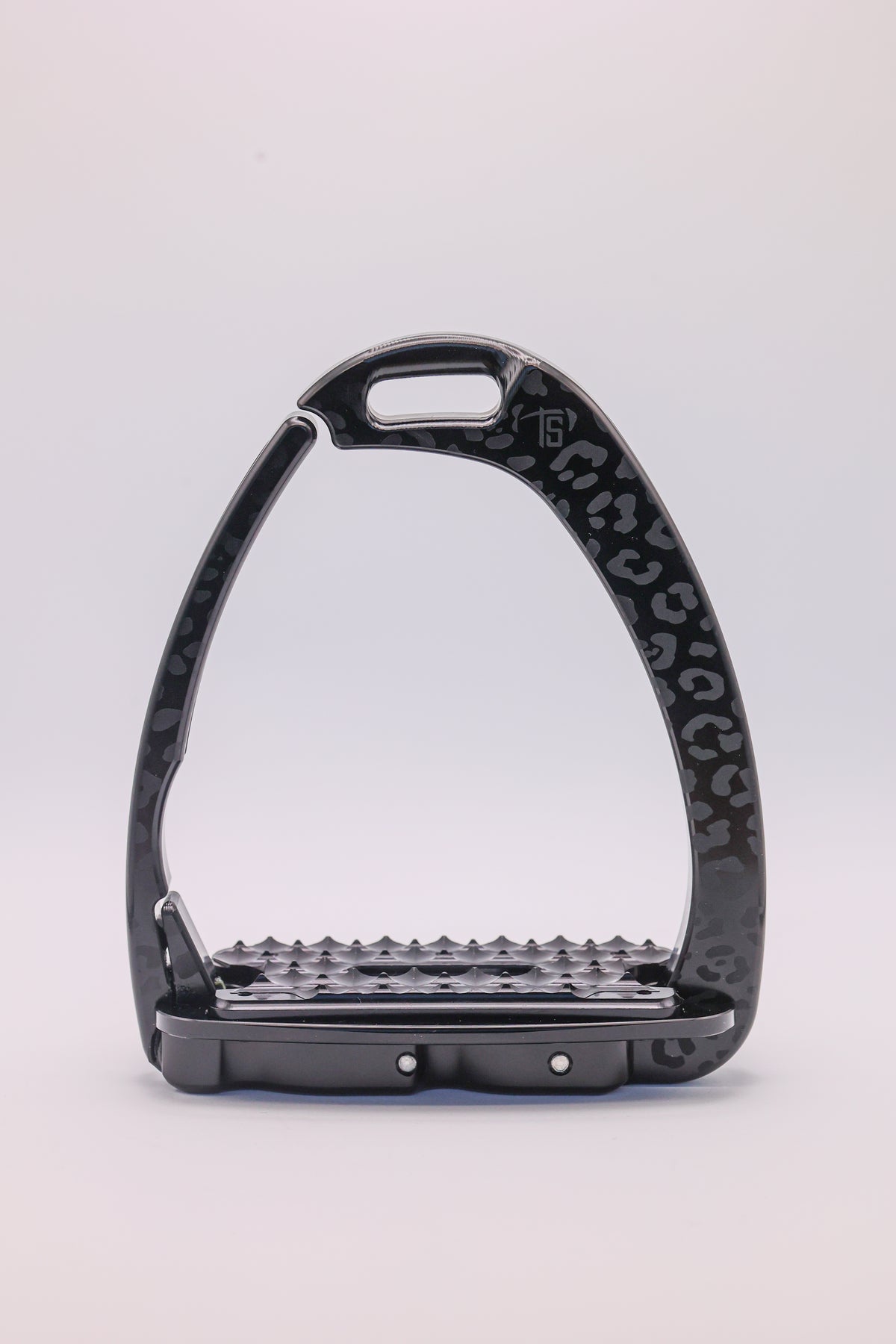 Etriers Untamed Leopard edition limitée Gris Swarovski - Tech Stirrup