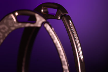 Etriers Untamed Leopard edition limitée Rose Swarovski - Tech Stirrup