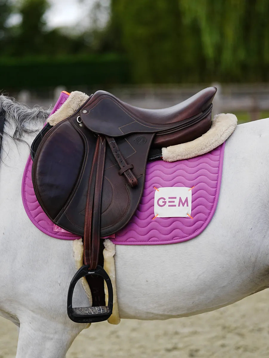 Tapis de selle TOUC TOUC Obstacle Rose - GEM