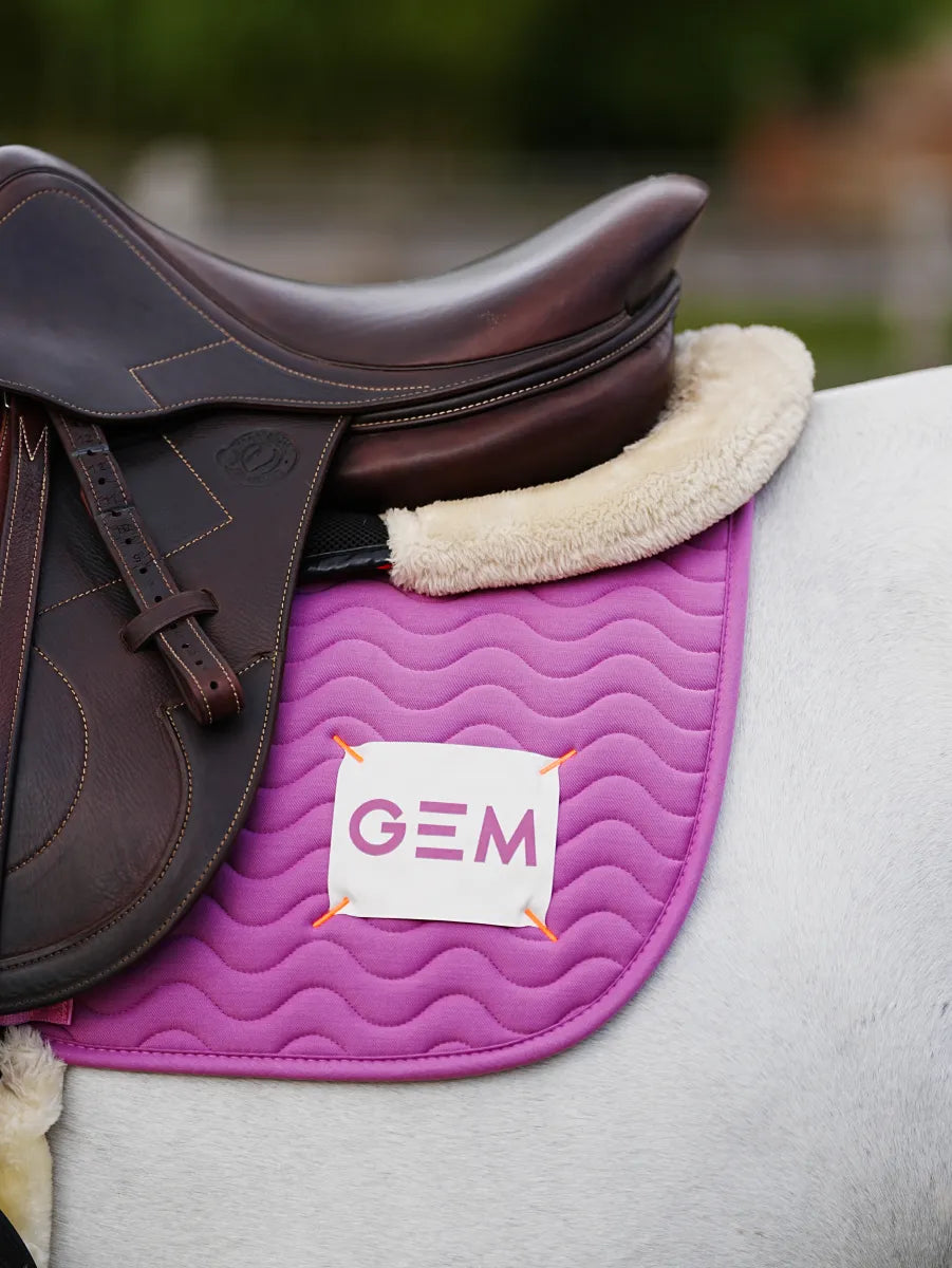 Tapis de selle TOUC TOUC Obstacle Rose - GEM