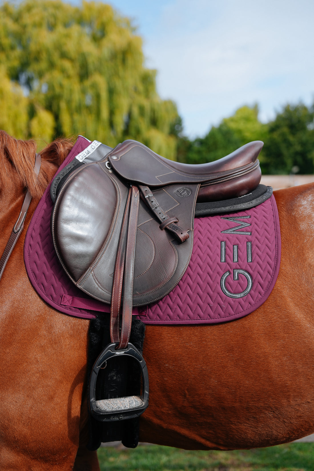 Tapis de selle TEN Raisin - GEM