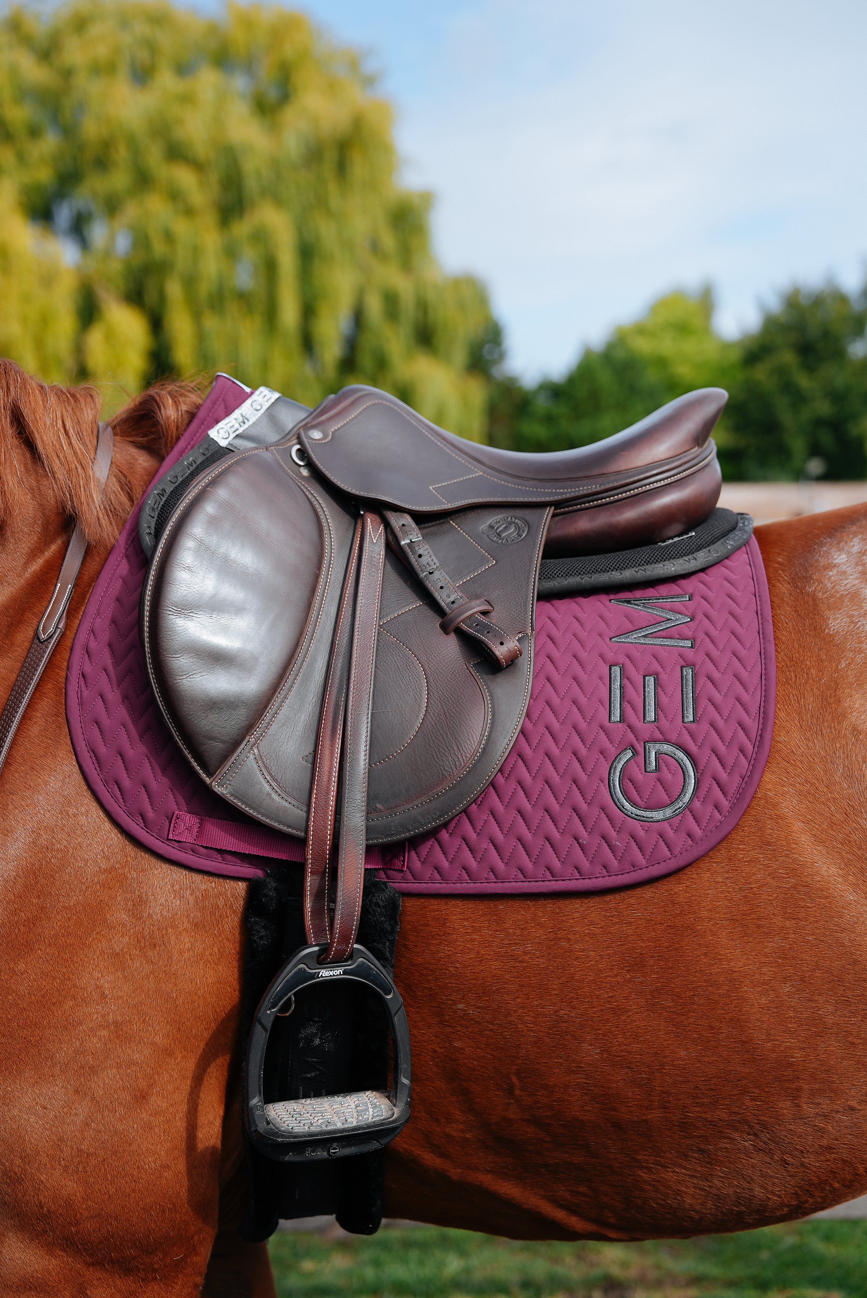 Tapis de selle TEN Raisin - GEM