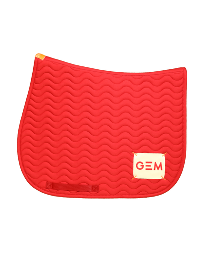 Tapis de selle TOUC TOUC Obstacle Rouge  - GEM