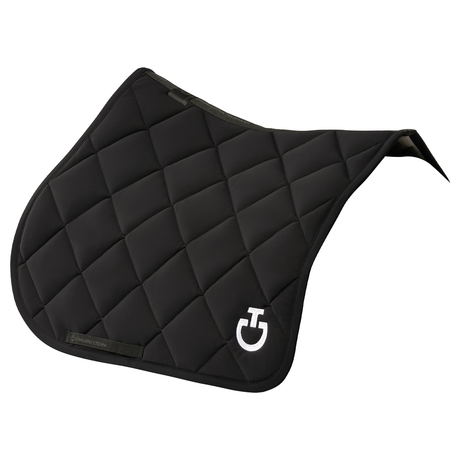 Tapis de selle Diamond Noir Logo Blanc CSO - CAVALLERIA TOSCANA
