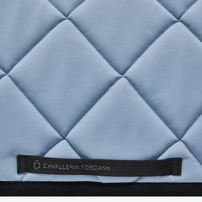 Tapis de selle Diamond Quilted Bleu ciel - CAVALLERIA TOSCANA