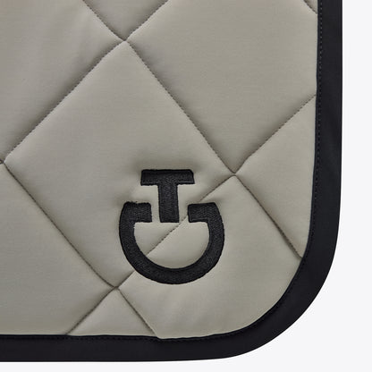 Tapis de selle Diamond Quilted Dressage Vert sauge - CAVALLERIA TOSCANA