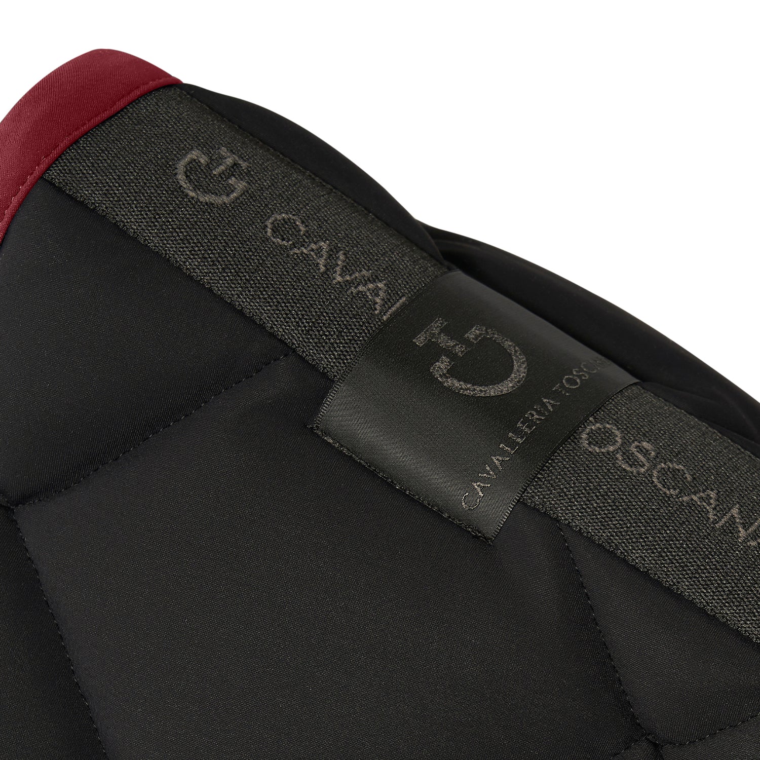 Tapis de selle Diamond Noir Bordeaux DRESSAGE - CAVALLERIA TOSCANA