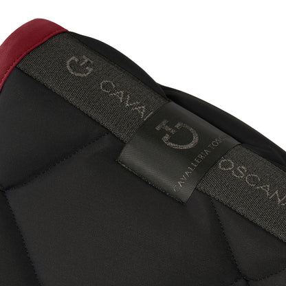 Tapis de selle Diamond Noir Bordeaux DRESSAGE - CAVALLERIA TOSCANA