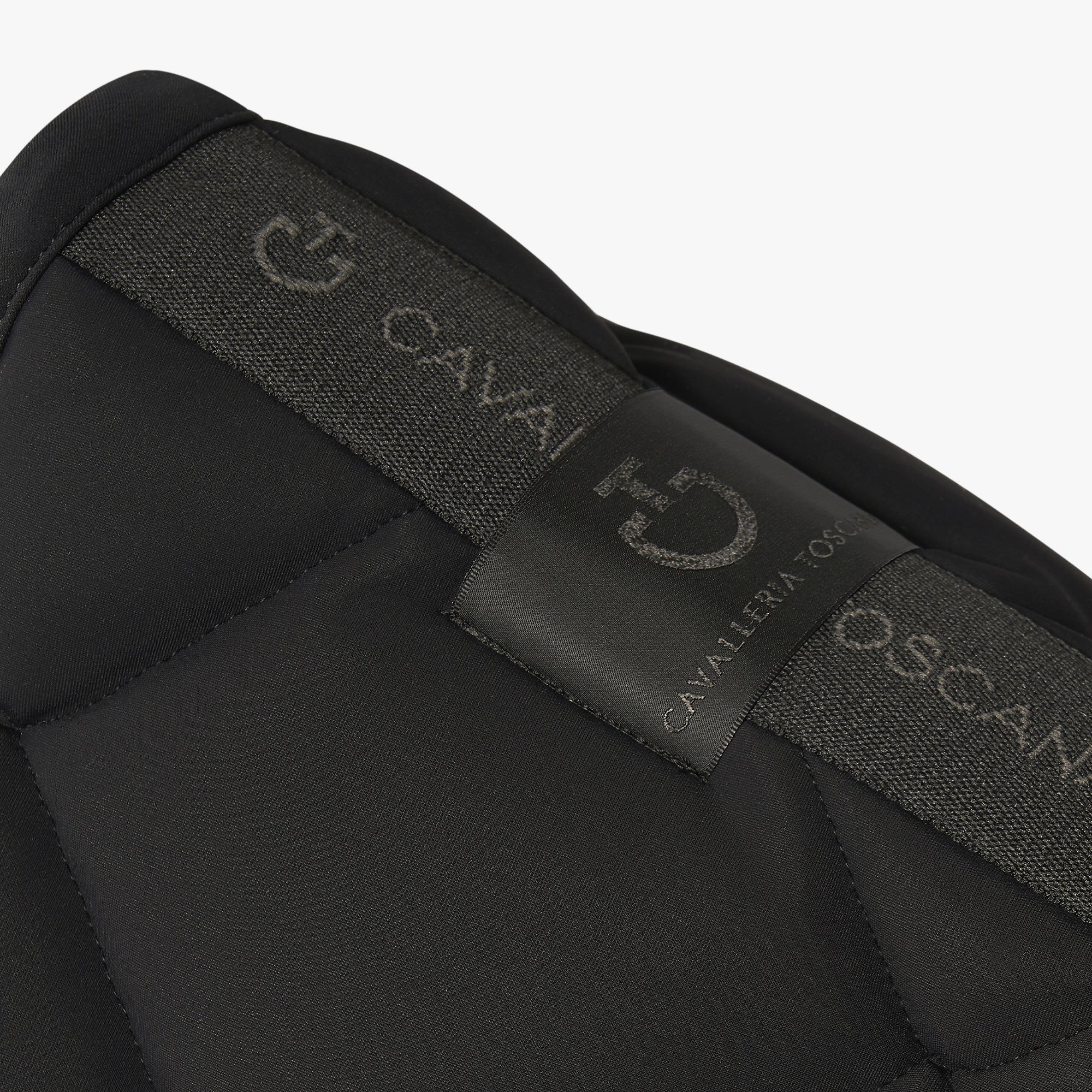Tapis de selle Diamond Quilted Noir - CAVALLERIA TOSCANA