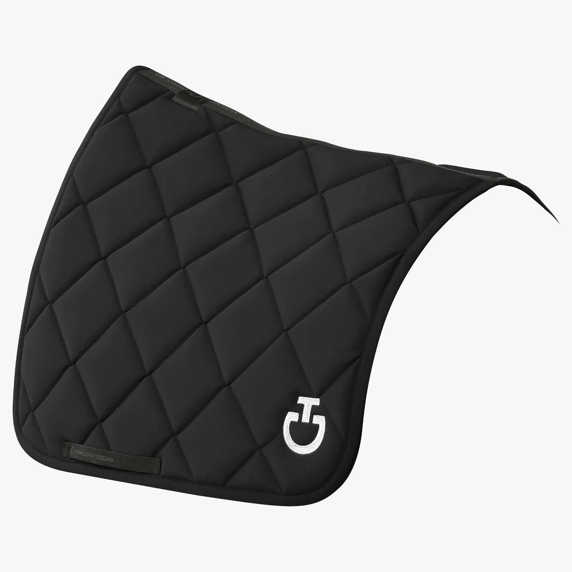 Tapis de selle Diamond Quilted Noir - CAVALLERIA TOSCANA