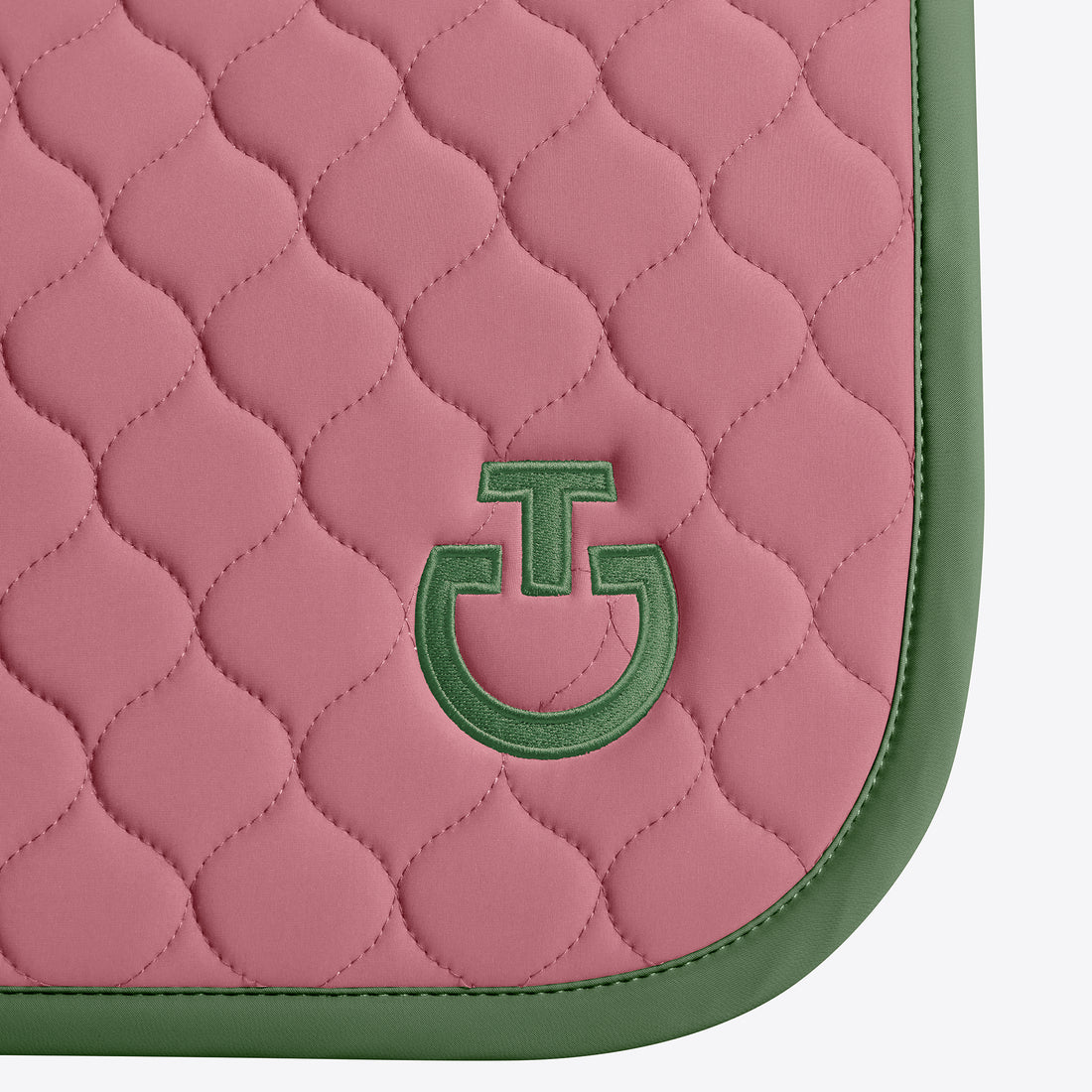 Circular Quilted BLACK saddle pad - CAVALLERIA TOSCANA